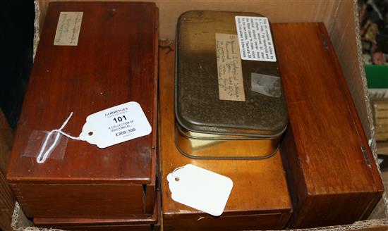 A collection of anatomical, histological and geological slides, 19th century and later(-)